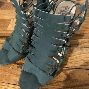 Vince Camuto Green Booties Never Worn